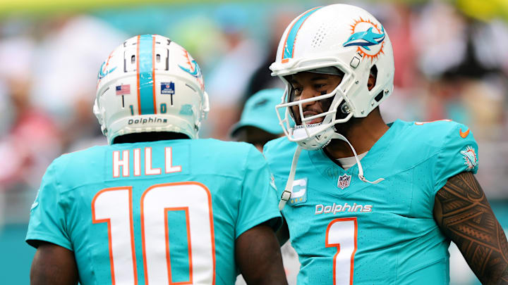 Miami Dolphins QB Tua Tagovailoa, WR Tyreek Hill
