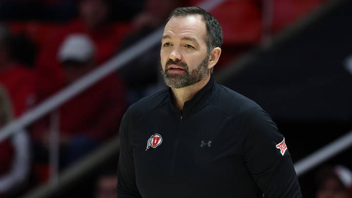 Utah Utes head coach Alex Jensen.