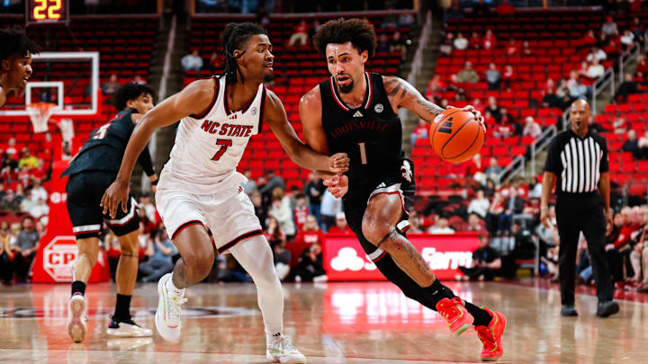 NC State basketball guard Bryce Heard NC State basketball guard Bryce Heard