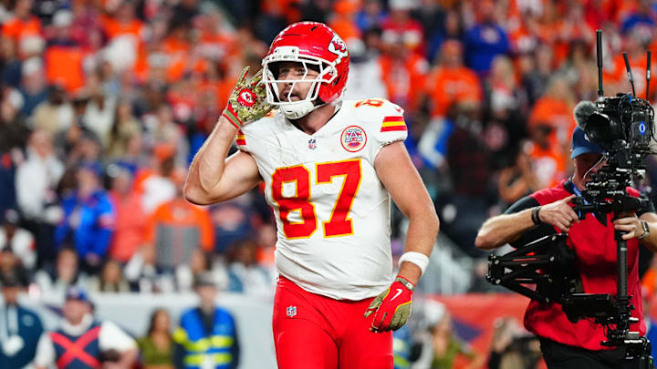 Kansas City Chiefs tight end Travis Kelce set the all-time franchise record for total touchdowns.