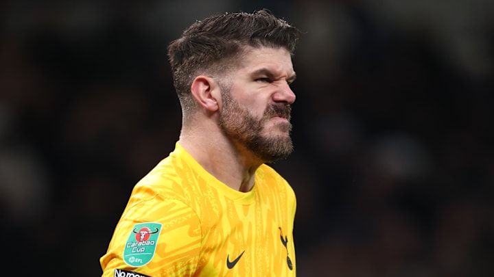 Fraser Forster made two big errors during Tottenham's tense win over Manchester United in the Carabao Cup