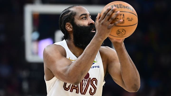 Cleveland Cavaliers guard James Harden.