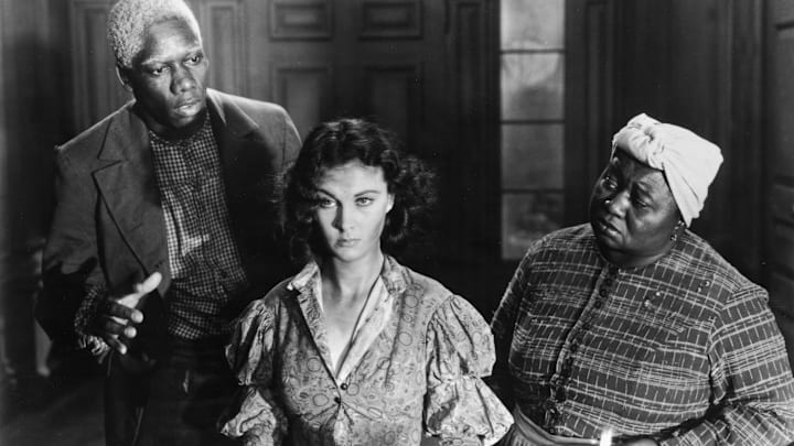 Left to right: Oscar Polk, Vivien Leigh, and Hattie McDaniel in 'Gone With the Wind.'