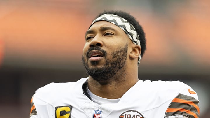 Cleveland Browns defensive end Myles Garrett