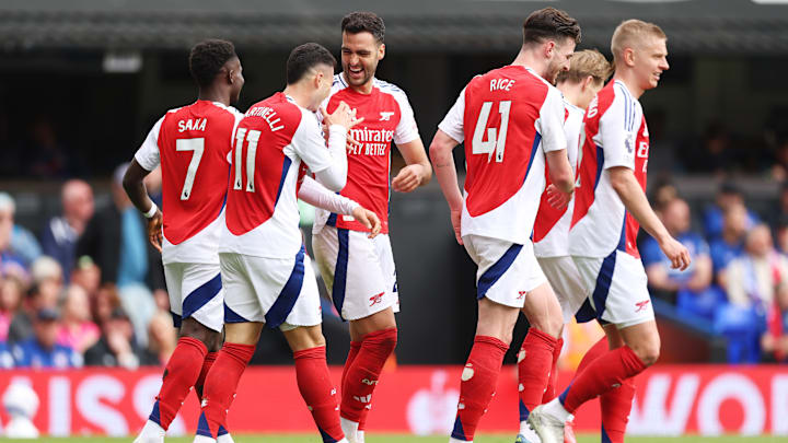 Arsenal cantered to three Premier League points on Sunday Arsenal cantered to three Premier League points on Sunday