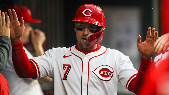 Cincinnati Reds outfielder Spencer Steer