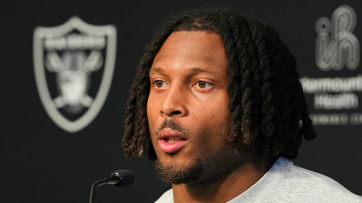 Las Vegas Raiders wide receiver Tre Tucker