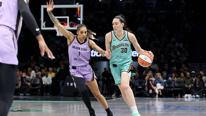 The New York Liberty and forward Breanna Stewart are home favorites on Thursday night. 