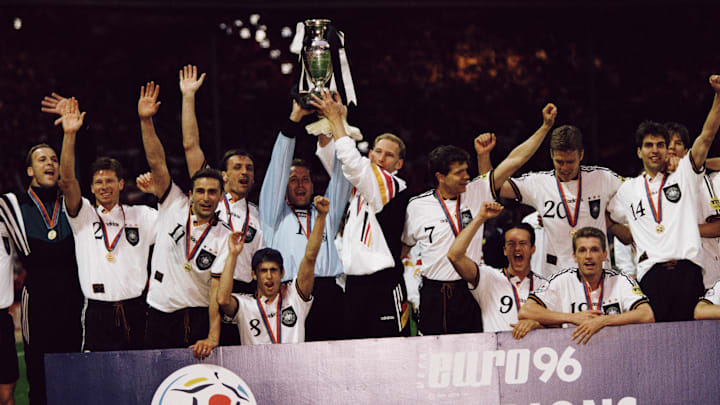 Alemania ganó por última vez la Eurocopa de la UEFA en 1996