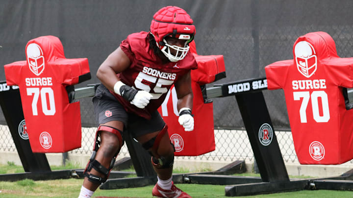 Oklahoma offensive lineman Eddy Pierre-Louis