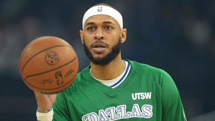 Dec 25, 2025; San Francisco, California, USA; Dallas Mavericks forward Daniel Gafford (21) before the game against the Golden State Warriors at Chase Center. Mandatory Credit: Darren Yamashita-Imagn Images Dec 25, 2025; San Francisco, California, USA; Dallas Mavericks forward Daniel Gafford (21) before the game against the Golden State Warriors at Chase Center. Mandatory Credit: Darren Yamashita-Imagn Images