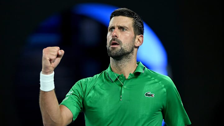 Novak Djokovic defeated Jannik Sinner in the 2026 Australian Open.