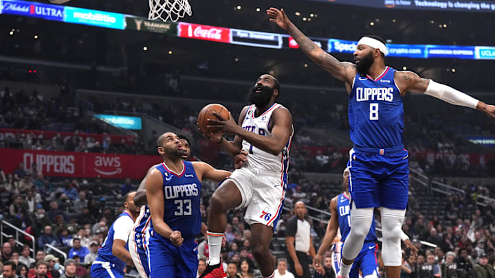 Nicolas Batum, James Harden, Marcus Morris, LA Clippers