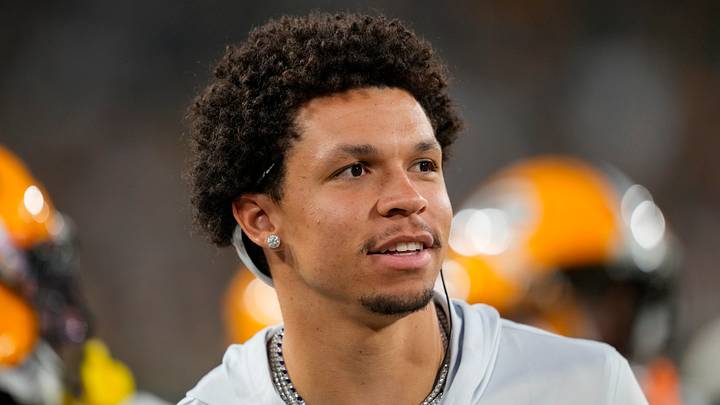 Green Bay Packers wide receiver Christian Watson (9) on the sidelines Green Bay Packers wide receiver Christian Watson (9) on the sidelines