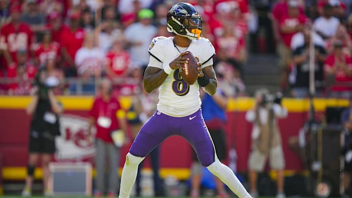 Baltimore Ravens quarterback Lamar Jackson