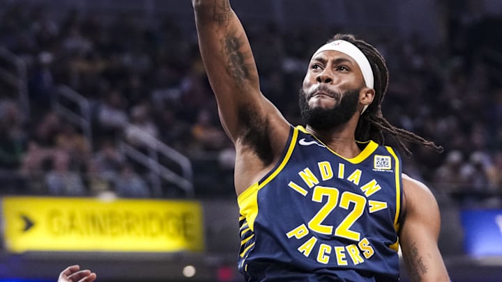 Oct 30, 2024; Indianapolis, Indiana, USA; Indiana Pacers forward Isaiah Jackson (22) dunks the ball against the Boston Celtics at Gainbridge Fieldhouse. Mandatory Credit: Grace Smith-Imagn Images Oct 30, 2024; Indianapolis, Indiana, USA; Indiana Pacers forward Isaiah Jackson (22) dunks the ball against the Boston Celtics at Gainbridge Fieldhouse. Mandatory Credit: Grace Smith-Imagn Images