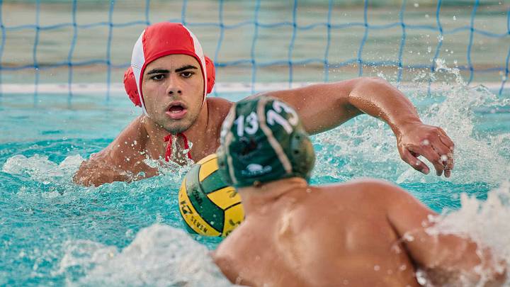 Santa Barbara takes on Hoover High in a CIF water polo match. Santa Barbara takes on Hoover High in a CIF water polo match.