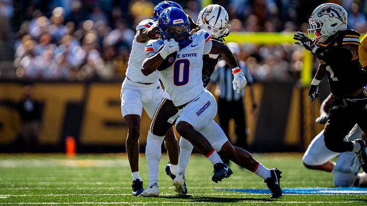 Boise State running back Dylan Riley. Boise State running back Dylan Riley.