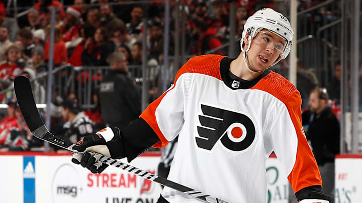 Despite a homecoming game in Minnesota, Bobby Brink watched from the press box. It was a much needed reset for the rookie forward. 
