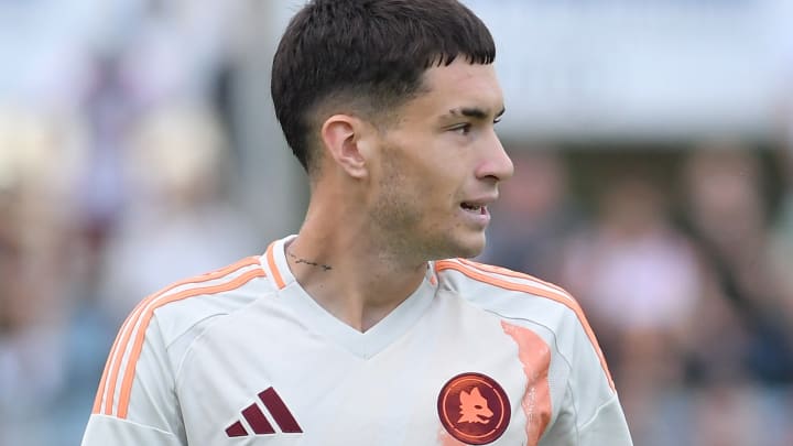 Matias Soule of AS Roma seen during the friendly match...