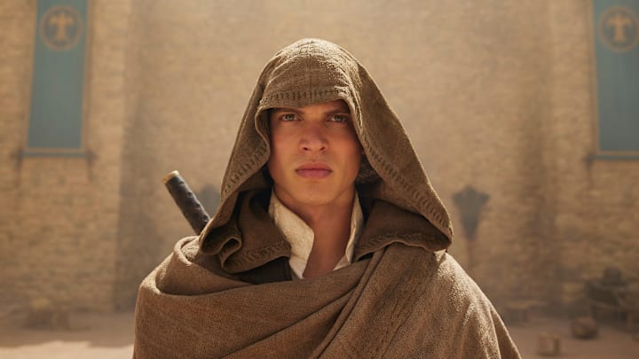 Rand al'Thor played by Josha Stradowski in The Wheel of Time season 2. Image: Prime Video.