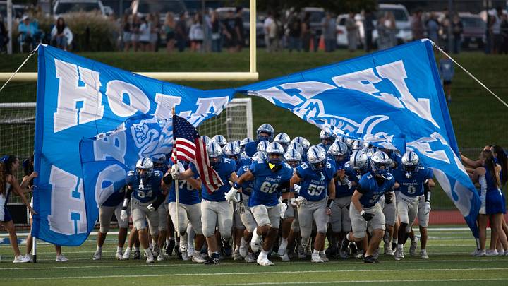 St John Vianney Lancers vs Holmdel Hornets in Holmdel, New Jersey on Friday, September 18, 2026. The Hornets take the field. St John Vianney Lancers vs Holmdel Hornets in Holmdel, New Jersey on Friday, September 18, 2026. The Hornets take the field.