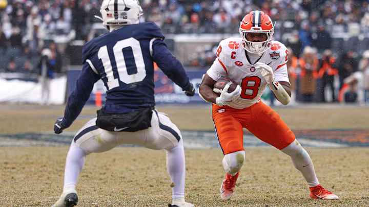 A standout Clemson running back capped his career with a breakout season before announcing his decision to enter the 2026 NFL Draft.