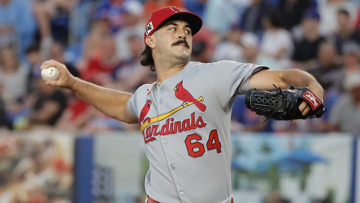 Mar 14, 2025; Port St. Lucie, Florida, USA; St. Louis Cardinals pitcher Ryan Fernandez (64) throws a pitch during the fifth inning at against the New York Mets at Clover Park. Mandatory Credit: Reinhold Matay-Imagn Images Mar 14, 2025; Port St. Lucie, Florida, USA; St. Louis Cardinals pitcher Ryan Fernandez (64) throws a pitch during the fifth inning at against the New York Mets at Clover Park. Mandatory Credit: Reinhold Matay-Imagn Images