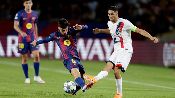 Achraf Hakimi a réalisé un grand match face au Barça.