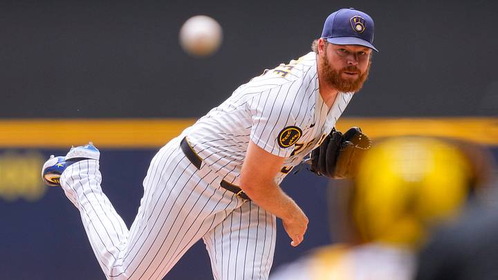 Jun 28, 2026; Milwaukee, Wisconsin, USA; Milwaukee Brewers pitcher Brandon Woodruff (53) during the game against the Chicago Cubs at American Family Field. Mandatory Credit: Jeff Hanisch-Imagn Images Jun 28, 2026; Milwaukee, Wisconsin, USA; Milwaukee Brewers pitcher Brandon Woodruff (53) during the game against the Chicago Cubs at American Family Field. Mandatory Credit: Jeff Hanisch-Imagn Images