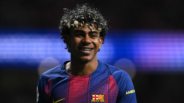 Lamine Yamal a ouvert le score pour le Barça.