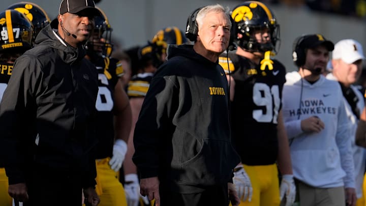 Iowa Hawkeyes head coach Kirk Ferentz Iowa Hawkeyes head coach Kirk Ferentz
