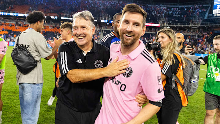 Gerardo ´Tata´ Martino y Lionel Messi en el Inter Miami 