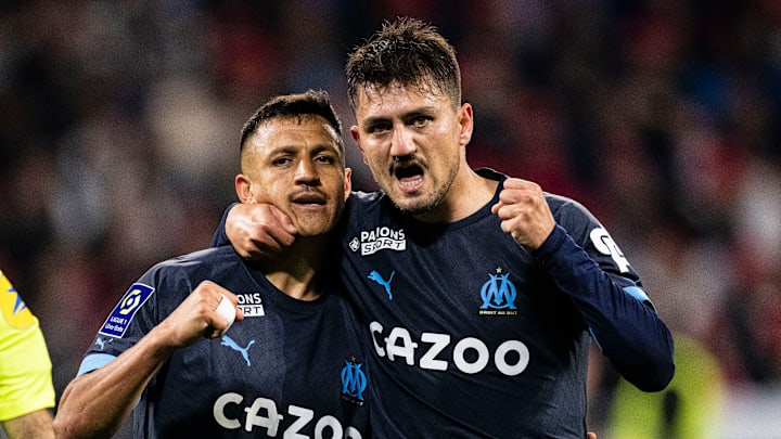 Alexis Sanchez et Cengiz Under sous le maillot de l'OM