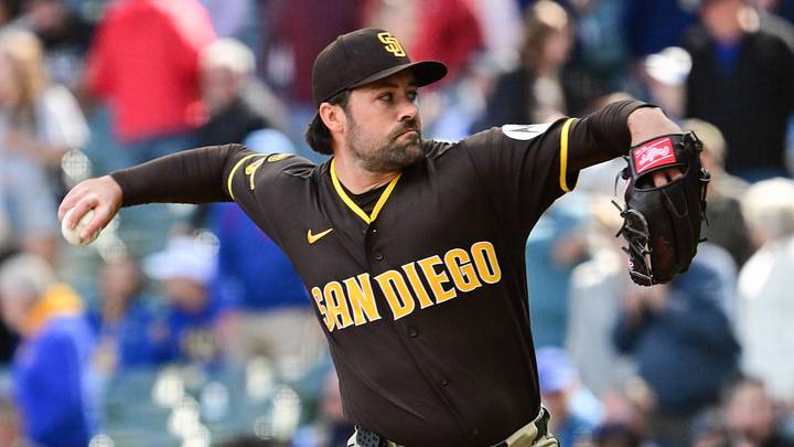 May 14, 2026; Milwaukee, Wisconsin, USA; San Diego Padres pitcher Matt Waldron (61) throws a pitch in the seventh inning against the Milwaukee Brewers at American Family Field. Mandatory Credit: Benny Sieu-Imagn Images May 14, 2026; Milwaukee, Wisconsin, USA; San Diego Padres pitcher Matt Waldron (61) throws a pitch in the seventh inning against the Milwaukee Brewers at American Family Field. Mandatory Credit: Benny Sieu-Imagn Images