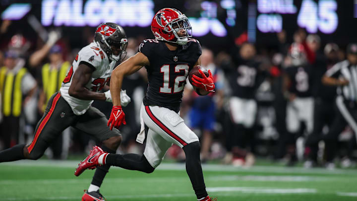 The Atlanta Falcons will face the Tampa Bay Buccaneers at 1 p.m. Sunday.
