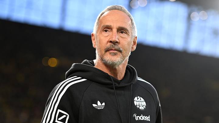 Adi Hütter war trotz der Niederlage in Dortmund nicht gänzlich unzufrieden