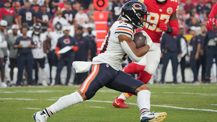 Travis Homer makes a cut and heads upfield against Kansas City in preseason. Homer is now off IR. Travis Homer makes a cut and heads upfield against Kansas City in preseason. Homer is now off IR.