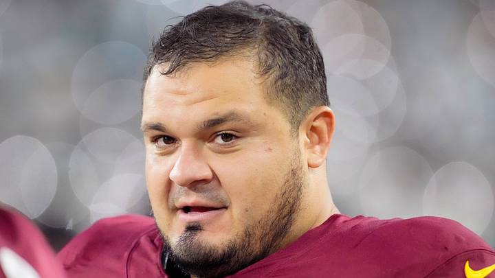 Washington Commanders offensive lineman Nick Allegretti