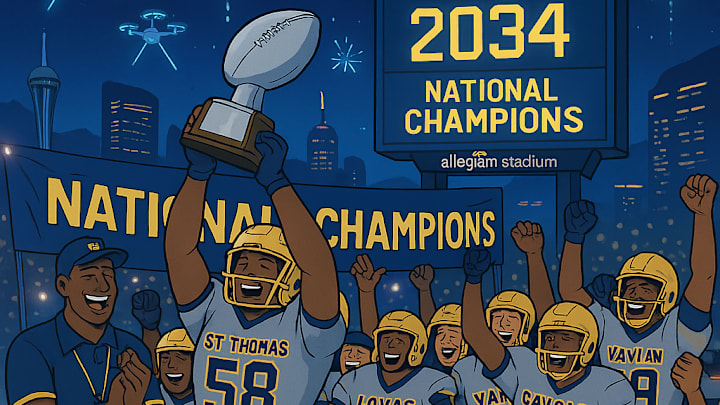 St. Thomas Aquinas (Florida) has been predicted by ChatGPT to be the 2034 national champions of high school football  