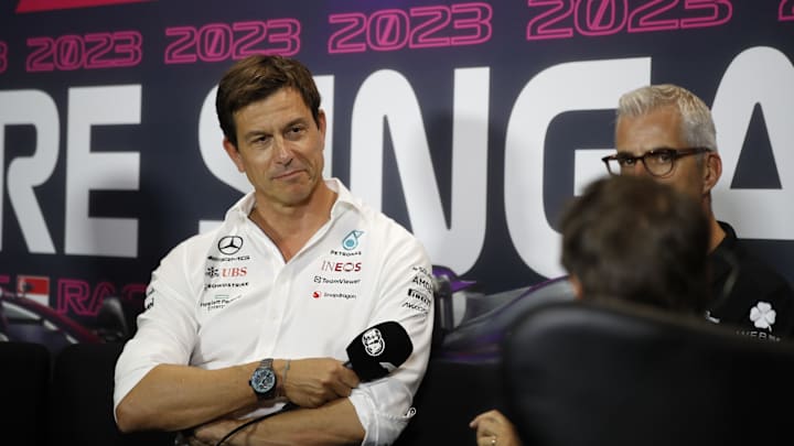 Toto Wolff 2023 Singapore Grand Prix, Friday - LAT Images