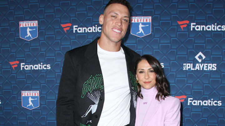 New York Yankees pitcher Aaron Judge and his wife, Samantha Bracksieck.