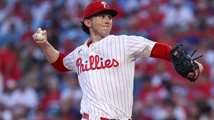 Aug 5, 2026; Philadelphia, Pennsylvania, USA; Philadelphia Phillies pitcher Andrew Painter (24) throws a pitch during the first inning against the Washington Nationals at Citizens Bank Park. Mandatory Credit: Bill Streicher-Imagn Images Aug 5, 2026; Philadelphia, Pennsylvania, USA; Philadelphia Phillies pitcher Andrew Painter (24) throws a pitch during the first inning against the Washington Nationals at Citizens Bank Park. Mandatory Credit: Bill Streicher-Imagn Images
