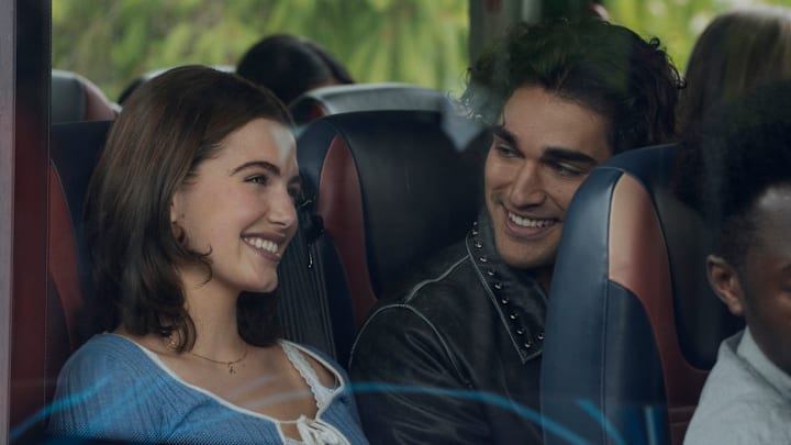 Hannah (Ella Bright) and Justin (Josh Heuston) in OFF CAMPUS Hannah (Ella Bright) and Justin (Josh Heuston) in OFF CAMPUS