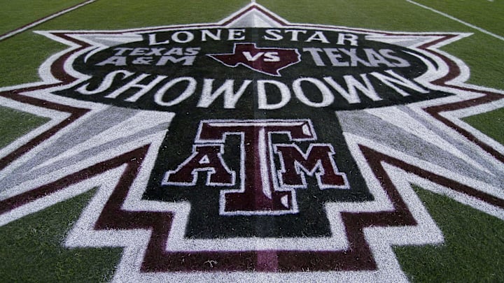 ABC college football broadcaster Greg McElroy previewed this week's Lone Star Showdown rivalry game between Texas A&M and Texas. ABC college football broadcaster Greg McElroy previewed this week's Lone Star Showdown rivalry game between Texas A&M and Texas.