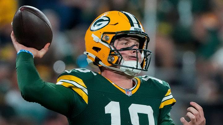 Green Bay Packers quarterback Kyle McCord (18) passes the ball against the Arizona Cardinals during their preseason football game on Friday, Aug. 28, 2026, at Lambeau Field in Green Bay, Wisconsin. The Packers won the game, 42-38.
Tork Mason/Green Bay Press-Gazette Green Bay Packers quarterback Kyle McCord (18) passes the ball against the Arizona Cardinals during their preseason football game on Friday, Aug. 28, 2026, at Lambeau Field in Green Bay, Wisconsin. The Packers won the game, 42-38.
Tork Mason/Green Bay Press-Gazette
