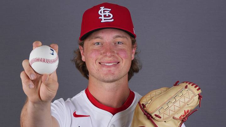 Feb 20, 2025; Jupiter, FL, USA; St. Louis Cardinals pitcher Tekoah Roby (38). Mandatory Credit: Jim Rassol-Imagn Images Feb 20, 2025; Jupiter, FL, USA; St. Louis Cardinals pitcher Tekoah Roby (38). Mandatory Credit: Jim Rassol-Imagn Images