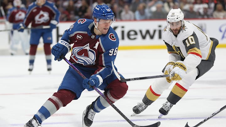 Colorado Avalanche forwards Mikko Rantanen and Artturi Lehkonen feature a stacked Team Finland forward group.