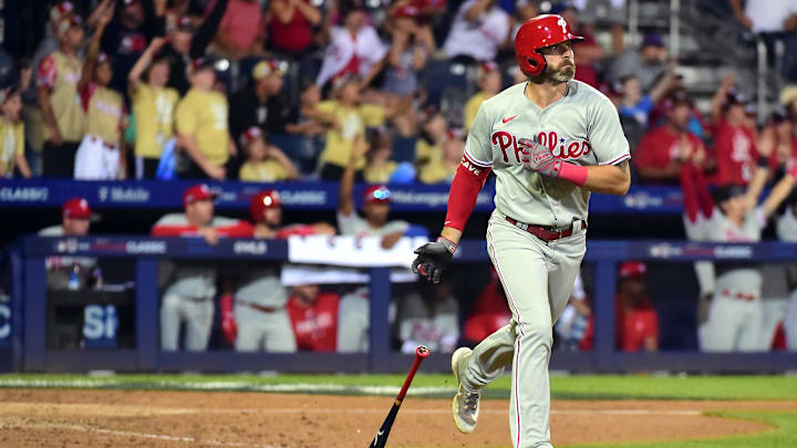 Aug 20, 2023; Williamsport, Pennsylvania, USA; Philadelphia Phillies outfielder Jake Cave (44)