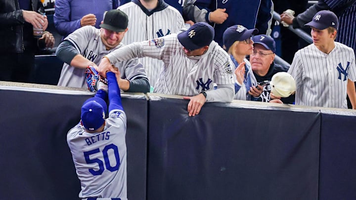 Los Angeles Dodgers outfielder Mookie Betts